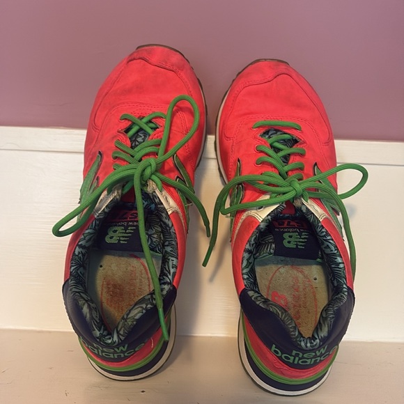 New Balance 574 Neon Bright size 8 - Picture 2 of 7